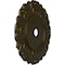 Ekena Millwork Angel Ceiling Medallion (Fits Canopies up to 15 3/4"), 32 1/4"OD x 3 5/8"ID x 1 1/8"P, Green Gold CM32ANGGS - alternate 5